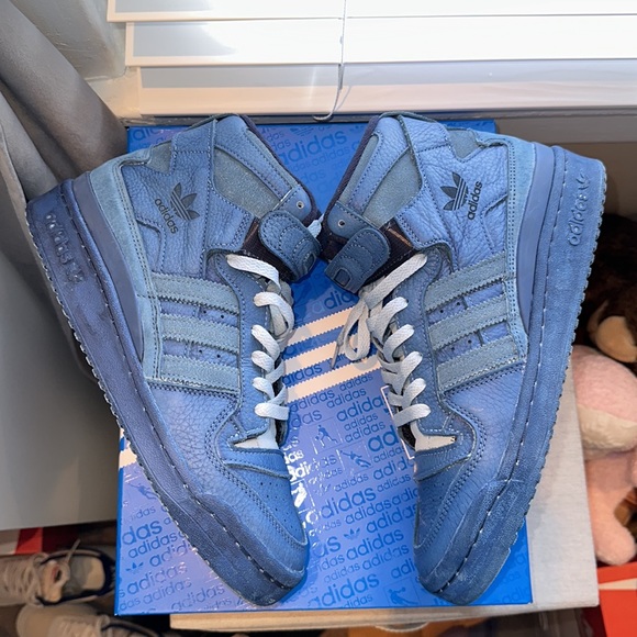 New with box Men’s Adidas Forum 84 High Blue Thread - Picture 3 of 11